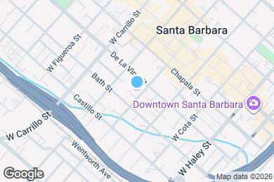 Map image of the property - 214 W De la Guerra St
