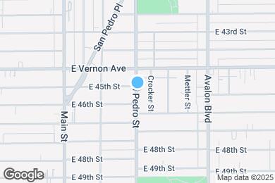 Map image of the property - 4444 S San Pedro St