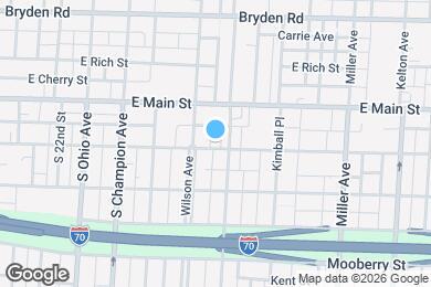 Map image of the property - 1238 E Mound St