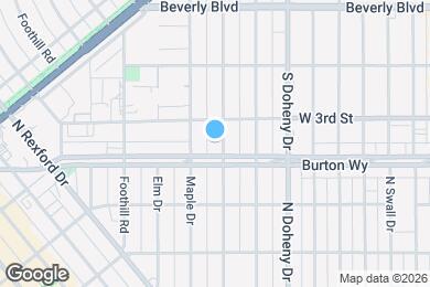 Map image of the property - 321 N Palm Dr