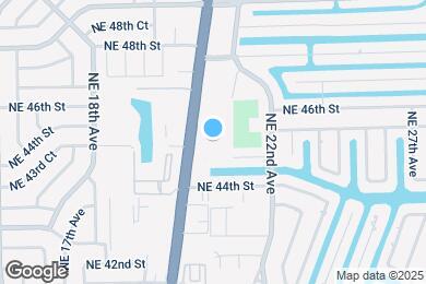 Map image of the property - 4502 N Federal Hwy