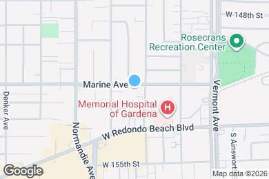 Map image of the property - 1218 Marine Ave
