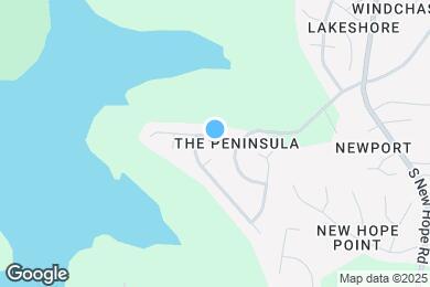 Map image of the property - 4813 Peninsula Pointe Dr