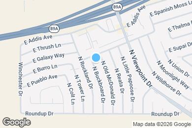 Map image of the property - Charming 2-bedrooms, 2-baths duplex home in Prescott Valley!