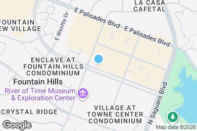 Map image of the property - 16622 E Avenue of the Fountains