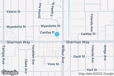 Map image of the property - Sherman Way Apartments