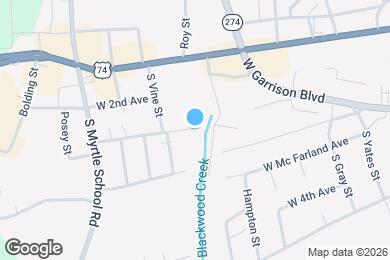 Map image of the property - 2010 Simmons St