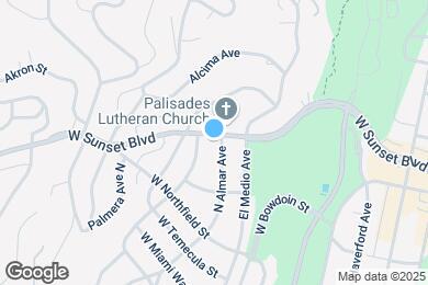 Map image of the property - 16000 W Sunset Blvd
