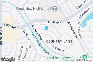 Map image of the property - 17518 E Wesley Pl