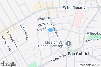 Map image of the property - 258 San Marcos St