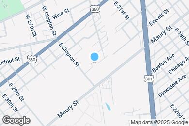 Map image of the property - 2419 Everett St