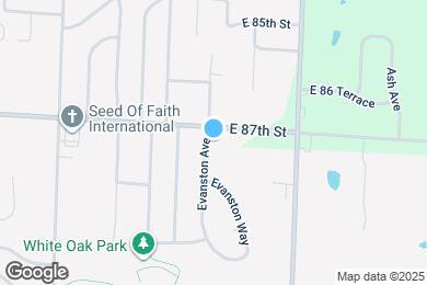 Map image of the property - 8705 Evanston Ave