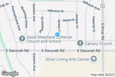 Map image of the property - 738 James Ct