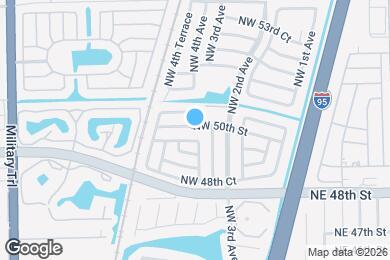 Map image of the property - 300 NW 50th St