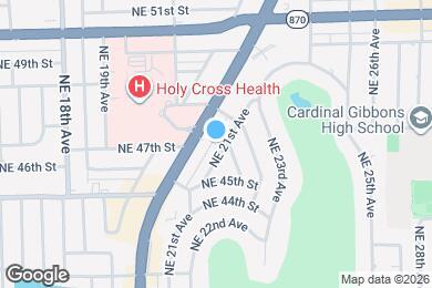 Map image of the property - 4521 NE 21st Ave