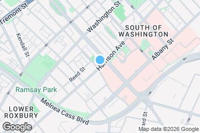 Map image of the property - 853 Harrison Ave