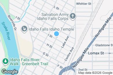 Map image of the property - 1200 Idaho Ave