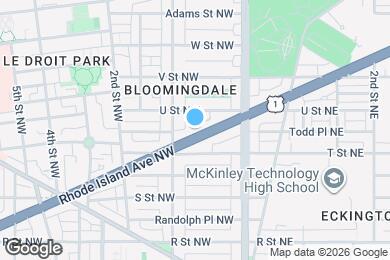 Map image of the property - 59 Rhode Island Ave NW