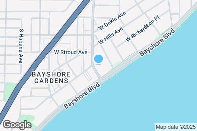 Map image of the property - 2109 Bayshore Blvd