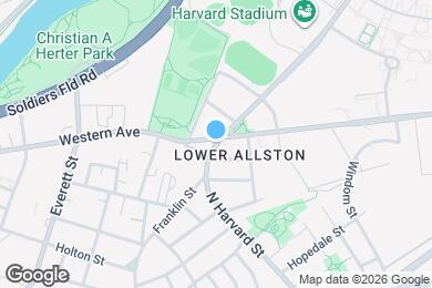 Map image of the property - 199 N Harvard St