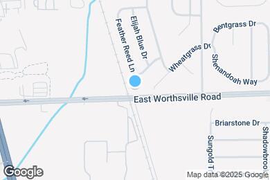 Map image of the property - 1820 Feather Reed Ln