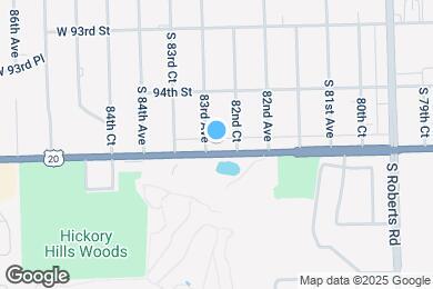 Map image of the property - 8252 W 95th St
