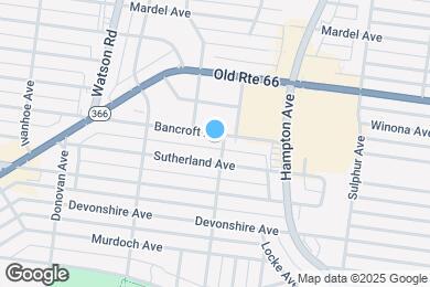 Map image of the property - 6304 Bancroft Ave