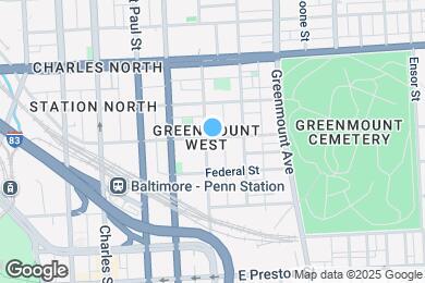 Map image of the property - 1643 Guilford Ave