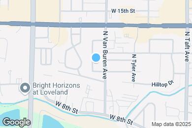 Map image of the property - 1020 Cimmeron Dr