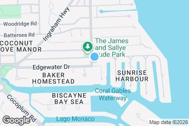 Map image of the property - 1 Edgewater Dr