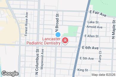 Map image of the property - 626 N Broad St