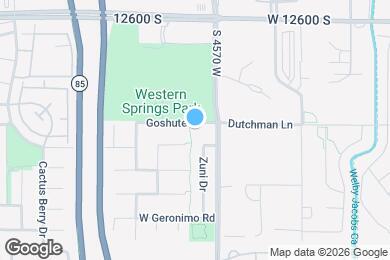 Map image of the property - 4609 W Goshute Dr