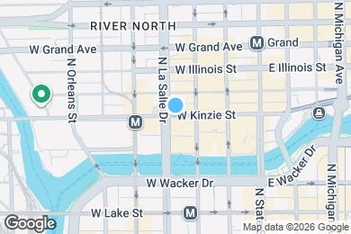 Map image of the property - 179 W Kinzie St