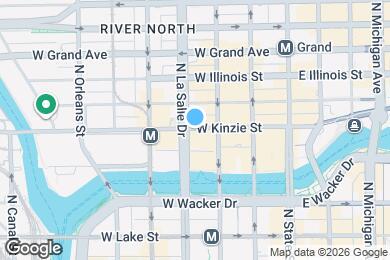 Map image of the property - 183 W Kinzie St