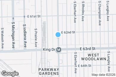 Map image of the property - 6222 S King Dr