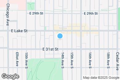 Map image of the property - 3028 14th Ave S