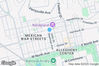 Map image of the property - 1402 Sherman Ave