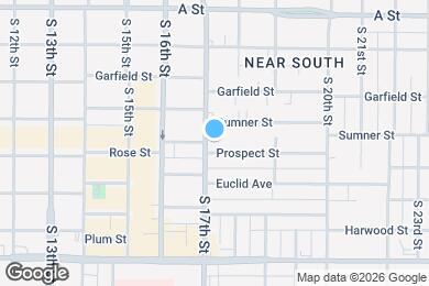 Map image of the property - 1712 Prospect St