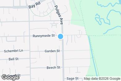 Map image of the property - 2285 Pulgas Ave