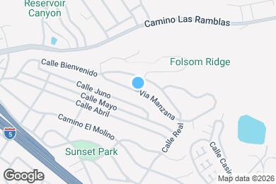 Map image of the property - 4013 Via Manzana