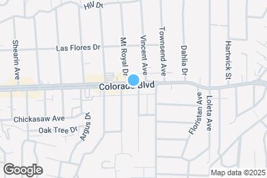 Map image of the property - 1658 Colorado Blvd
