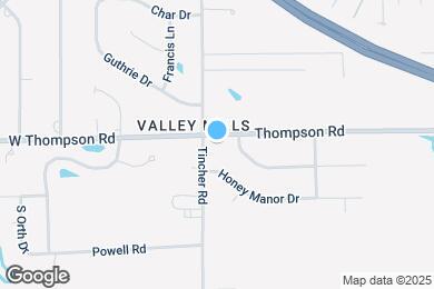 Map image of the property - 5423 W Thompson Rd