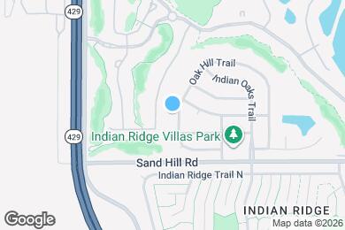 Map image of the property - 1613 Oak Hill Trail