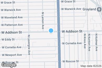 Map image of the property - 4831 W Addison