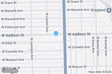 Map image of the property - 4831 W Addison St