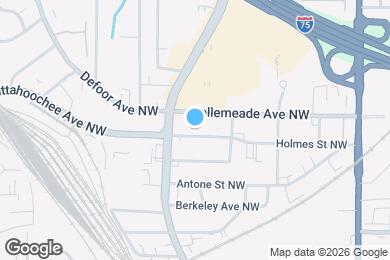 Map image of the property - 805 Holmes St NW