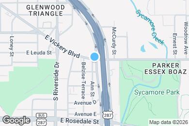 Map image of the property - 2100 E Vickery Blvd