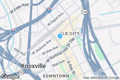 Map image of the property - 116 S Gay St