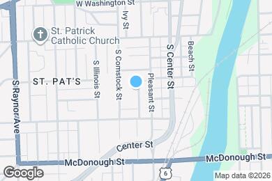 Map image of the property - 213 Hyde Park St