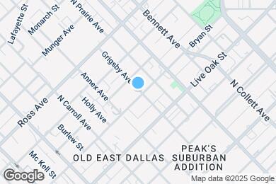 Map image of the property - 4625 4635 & 4645 Bryan St.